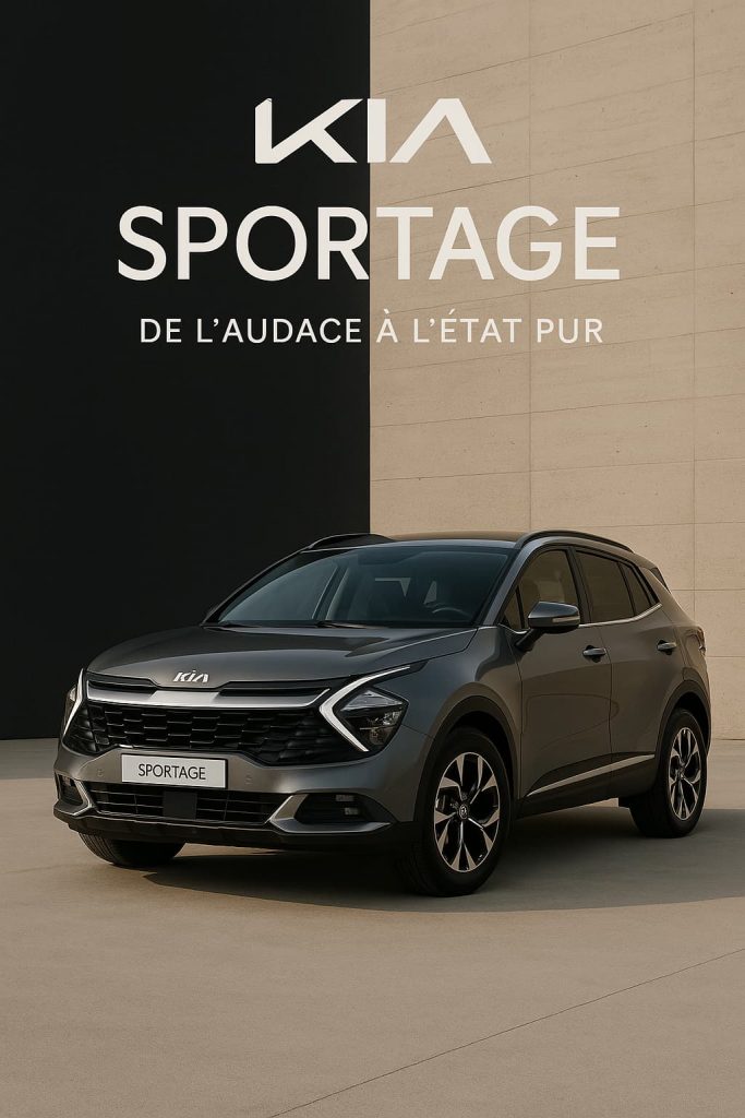 affiche publicitaire de voiture appelé KIA