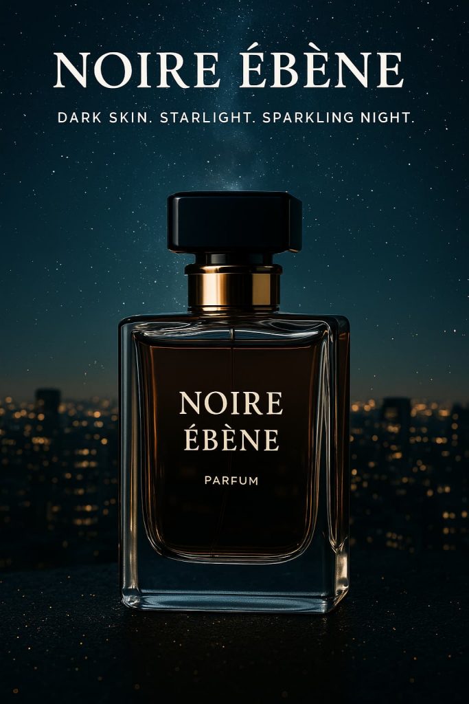 affiche publicitaire de parfum
